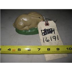 Vintage Rabbit Metal Bank