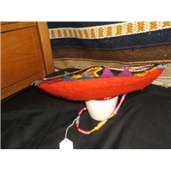 Vintage Handmade Textile Hat