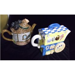 2 Ceramic Tea Pots