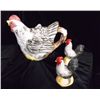 Image 3 : Ceramic Chicken Pitcher with 2- Chicken Nakin Ring