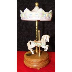 Porcelain Carousel Music Box