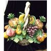 Image 2 : Large Capidomento  Porcelain Fruit Basket
