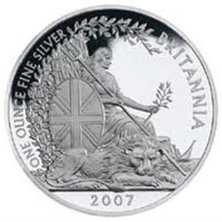 Silver Britannia One Ounce 2007