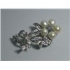 Image 1 : CLASSIC WHITE PEARL CZ BROOCH AUTHENTIC PHILIPPINE PEAR