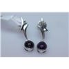 Image 1 : 22.00 CTW AMETHYST EARRING .925 STERLING SILVER