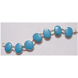 NATURAL 274.65 CTW FROZA BRACELET .925 STERLING SILVER