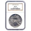 Image 1 : Certified Uncirculated Silver Eagle 1995 MS69