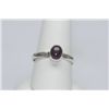 Image 1 : 15.70 CTW STAR RUBY RING .925 STERLING SILVER