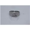 Image 1 : 20.90 CTW  CZ RING .925 STERLING SILVER