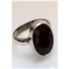 Image 1 : Natural 20.38 ctw Hazonight Garnet Oval Ring .925 Sterl