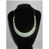 Image 1 : 230CTW 5-SLABS SKYBLUE BRASS NECKLACE;18INCH