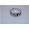 Image 1 : 15.2 CTW CZ RING .925 STERLING SILVER