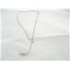 Image 1 : Sterling silver Slip Knot Necklace, Made in Italy
