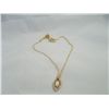 Image 1 : Gold Tone Leaf style Necklace