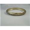 Image 1 : Gold Tone Intricate Bangle Bracelet