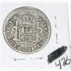 Image 2 : 1800 MO/FM MEXICO 1 REALES SILVER COIN WORLD BOOK VALUE IS $180.00+ *EX RARE & SCARCE FINE+ GRADE