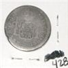 Image 2 : 1781 M MEXICO 1 REAL SILVER COIN WORLD BOOK VALUE IS $80.00+ *EXTREMELY RARE & SCARCE GOOD GRADE*!!