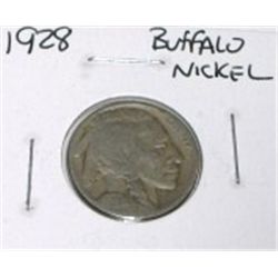 1928 BUFFALO NICKEL *NICE EARLY COIN*!! NICKEL CAME OUT OF SAFE!!
