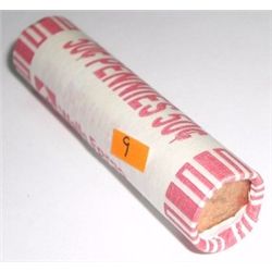 ROLL OF 1990-D UNC PENNIES *UNC ROLL* PENNIES 50 TOTAL *ROLL CAME OUT OF SAFE DEPOSIT BOX*!!