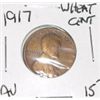 Image 1 : 1917 WHEAT CENT RED BOOK VALUE IS $15.00+ *RARE AU HIGH GRADE EARLY PENNY*!! COIN CAME OUT OF SAFE!!