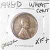 Image 1 : 1946-D *RARE ERROR* WHEAT CENT *RARE ERROR EARLY EXTRA FINE+ GRADE PENNY*!! COIN CAME OUT OF SAFE!!