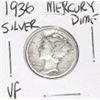 Image 1 : 1936 MERCURY SILVER DIME *NICE EARLY VERY FINE GRADE SILVER COIN*!! DIME CAME OUT OF SAFE!!