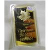 Image 1 : Maple Leaf Gold Bar 500Mils .999 Pure