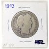 Image 1 : 1893-P Barber Half Dollar " Key Date"