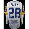 Image 1 : Signed - Marshall Faulk Stat Jersey-rs