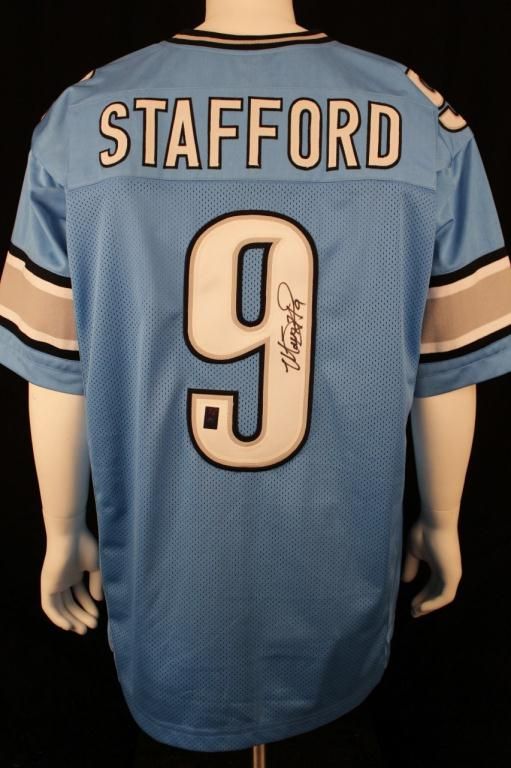 Matt Stafford Signed Detroit Lions Custom Jersey A