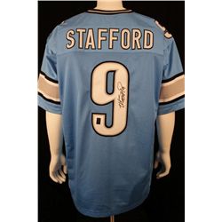 Matt Stafford Signed Detroit Lions Custom Jersey A