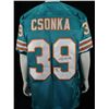 Image 1 : Larry Csonka Signed Miami Dolphins Custom Jersey P