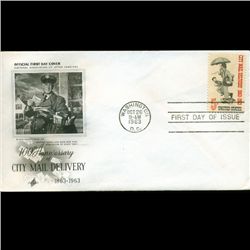 1963 US First Day Postal Cover (STM-002450)