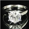 Image 1 : 13.95twc Lab Diamond White Gold Vermeil/925 Ring (JEW-003960)