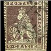 Image 1 : 1851 Tuscany 9g Stamp (STM-000931)