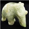 Image 1 : Chinese Handcarved Vintage Jade Elephant (ANT-001906)
