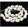 Image 1 : 195ct White Freshwater Pebble Pearl Strand (GEM-046923)