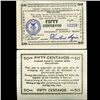 Image 1 : 1944 WW2 Guerrilla Rebel Philippines 50c Note Mindanao (CUR-007185)