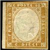 Image 1 : 1855 Scarce Italy Sardina 10c Stamp MINT NG (STM-001110)