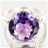 Image 1 : 23.45twc Natural Amethyst Sterling Ring (JEW-004013)