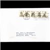 Image 1 : 1980 US First Day Postal Cover 1/2 Booklet Pane (STM-003317)