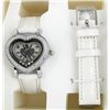 Image 1 : New Ice Time Princess Ladies Diamond Bezel Watch WG Plated (WAT-000424)