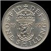 Image 2 : 1959 British QE2 1 Shilling Scarce Scottish Rev MS65 (COI-008956)