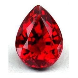 Bianco 6 Carat Pear Cut Ruby