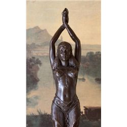 DDSM046 Art Deco Belly Dancer Bronze Sculpture After L