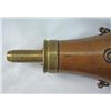 Image 2 : Fine U.S. 1846 brass powder flask marked with anchor ov