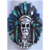 Image 1 : 43.40 CTW SEMIPRECIOUS RING .925 STERLING  SILVER