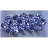 Image 1 : 15.20 CTW TANZANITE RING .925 STERLING SILVER