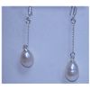 Image 1 : 11.80 CTW WHITE PEARL DANGLING EARRING