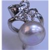 Image 1 : PURPLE PEARL AND CZ PENDANT
